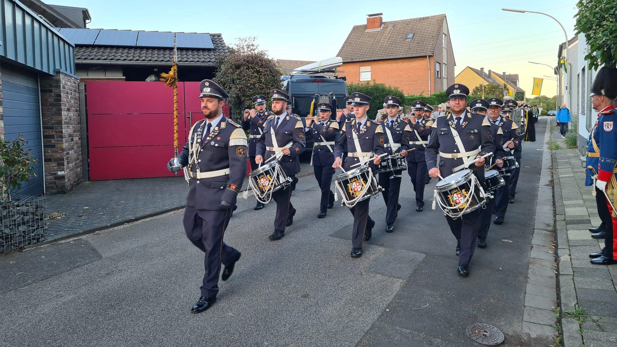 Aktiver Auftritt des Tambourkorps